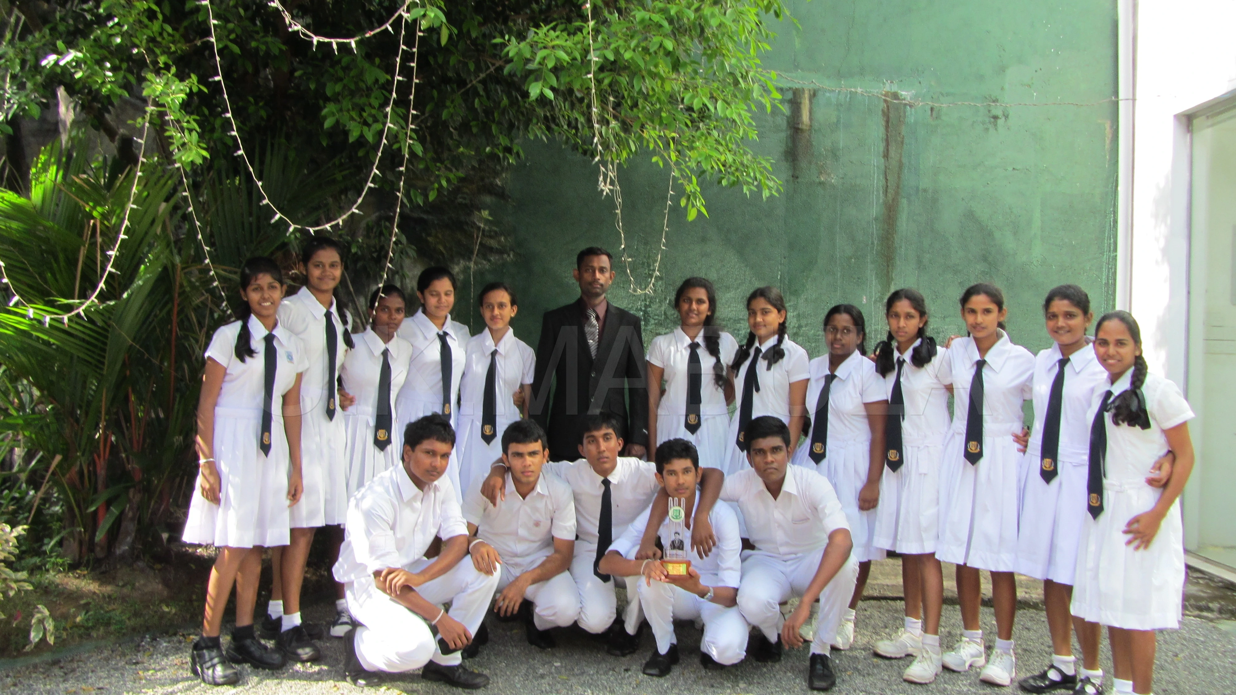 Students and staff in 2012